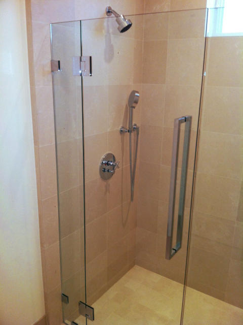 pivot door shower screen